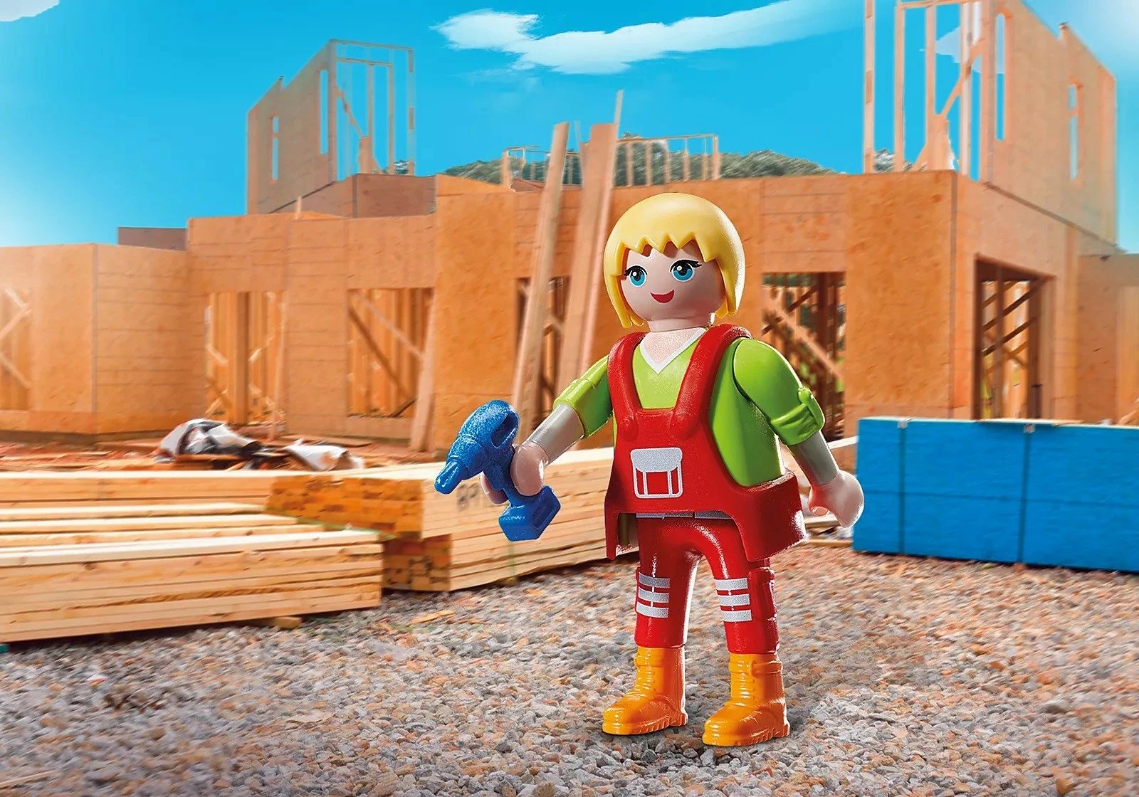 Figurë lodër Playmobil Playmo-Friends 71196 Mrs. Golden Hand me vegla, për fëmijë