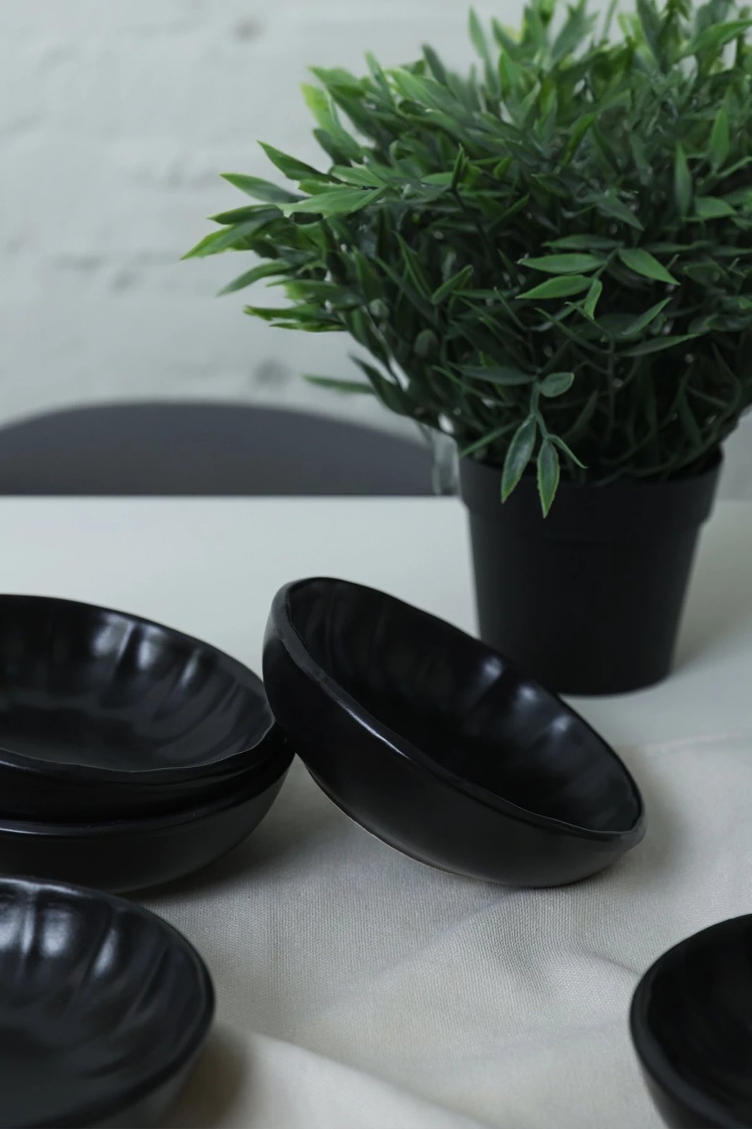 Set pjatash për meze (6 copë), Hermia Concept, X00019041, ngjyrë e zezë