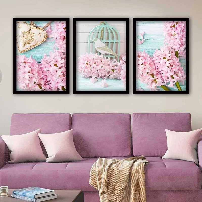 Pikturë dekorative me kornizë (3 copë), Wallity, 3SC_74080437_3545