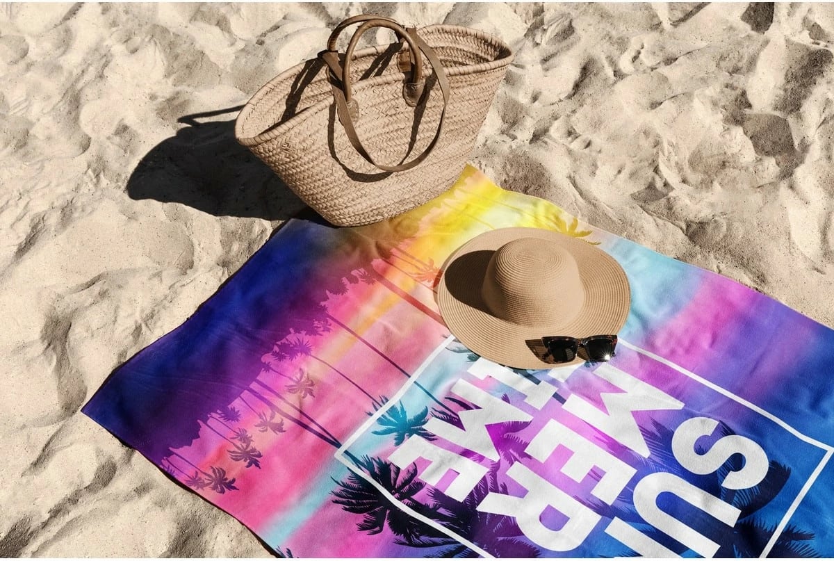 Peshqir plazhi Mijolnir, Summer Time, 70x130cm, shumëngjyrësh