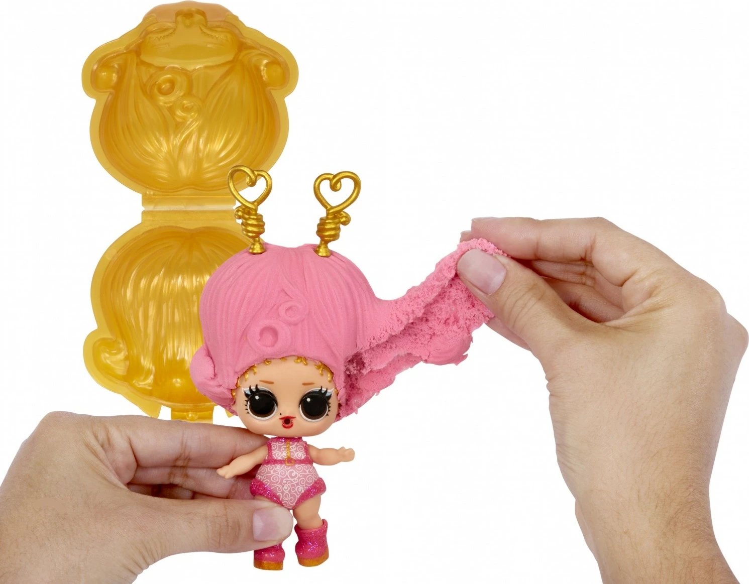 Set lodrash L.O.L. Surprise Kinetic Sand Tots, 12 copë, me rërë magjike, për vajza, ngjyra të përziera