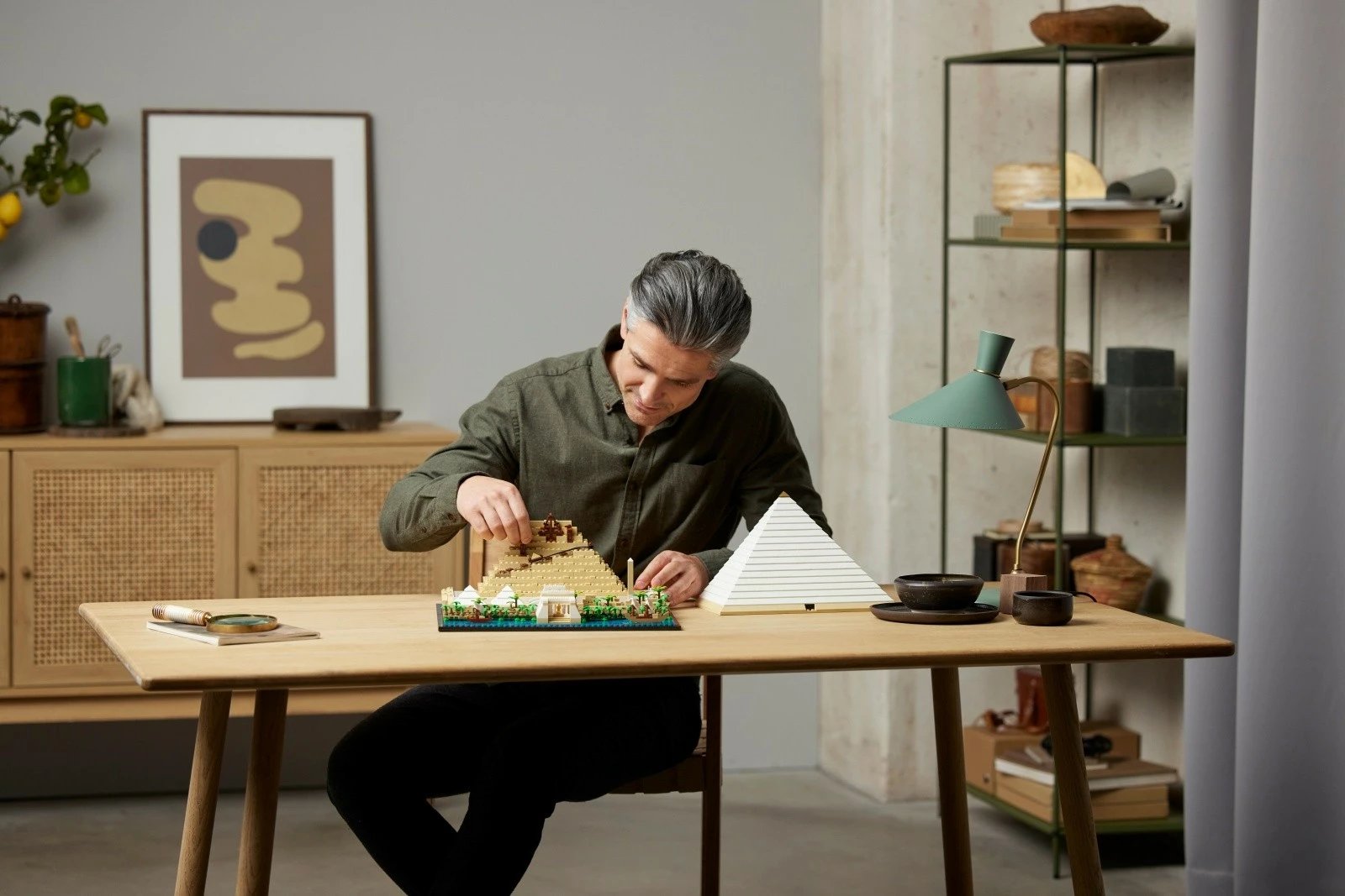 Set ndërtimi LEGO Architecture Pyramid of Khufu 21058, 1476 pjesë