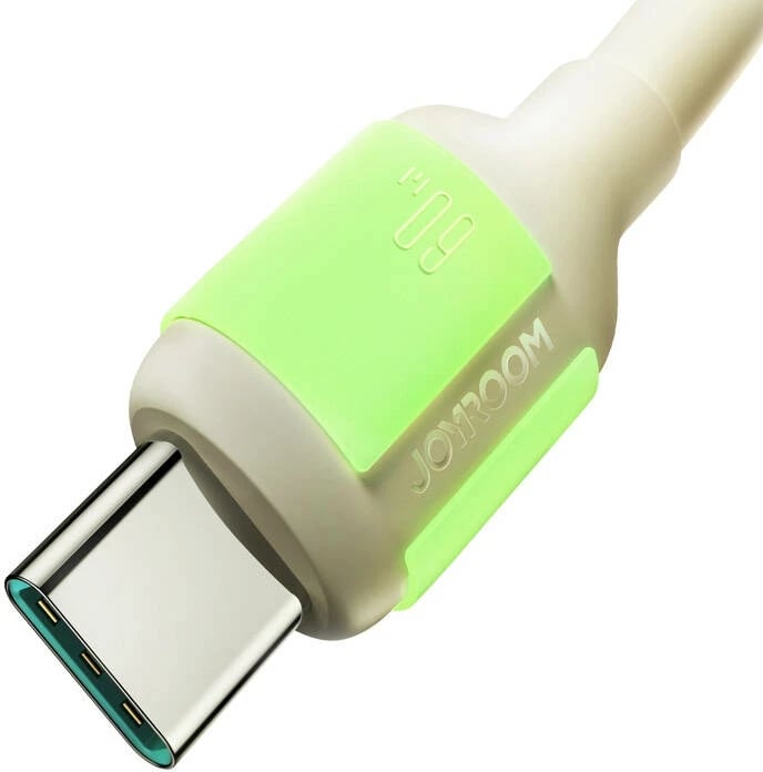 Kabllo karikimi e shpejtë Joyroom S-A53, USB-C në USB-C, 1.2m, 60W, bezhë