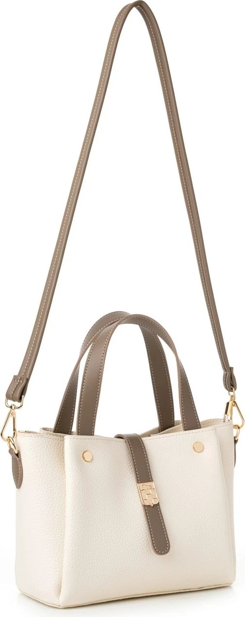 Çantë dore Vince Camuto, Bellagio, krem dhe mink