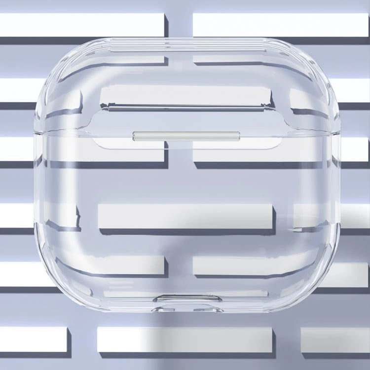 Mbështjellës Hurtel për AirPods 3, i fortë, transparent