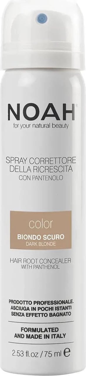 Spray korrektues për rrënjë flokësh NOAH Color Spray Corrector unisex biond e errët 75ml