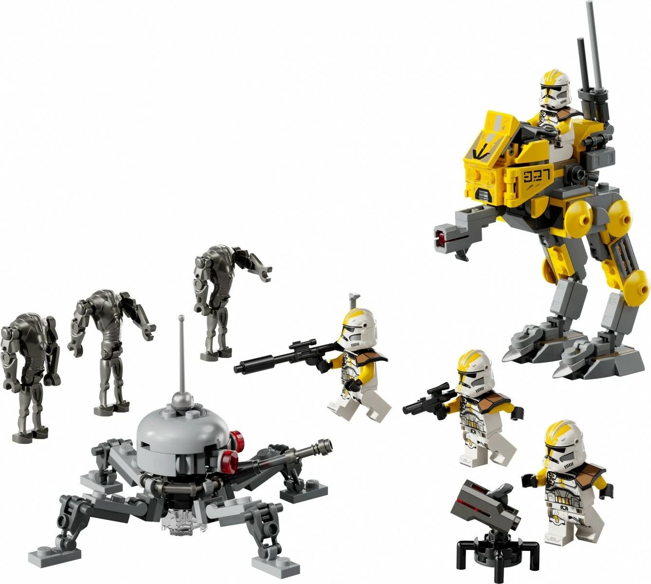 Set ndërtimi LEGO Star Wars 75431, 327th Star Corps Clone Troopers, 258 pjesë