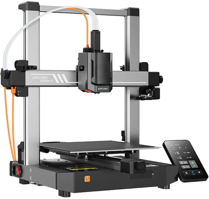 Printer 3D Anycubic Kobra 3, FDM, 250x250x260 mm, 600 mm/s, E zezë