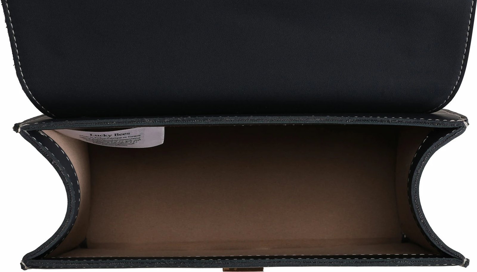 Çantë crossbody Lucky Bees, krem dhe blu e errët, 918