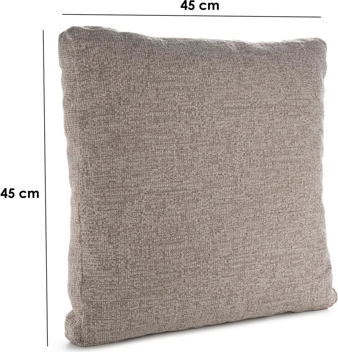 Jastëk Atelier del Sofa, Lora, ngjyrë moka, 45x45cm