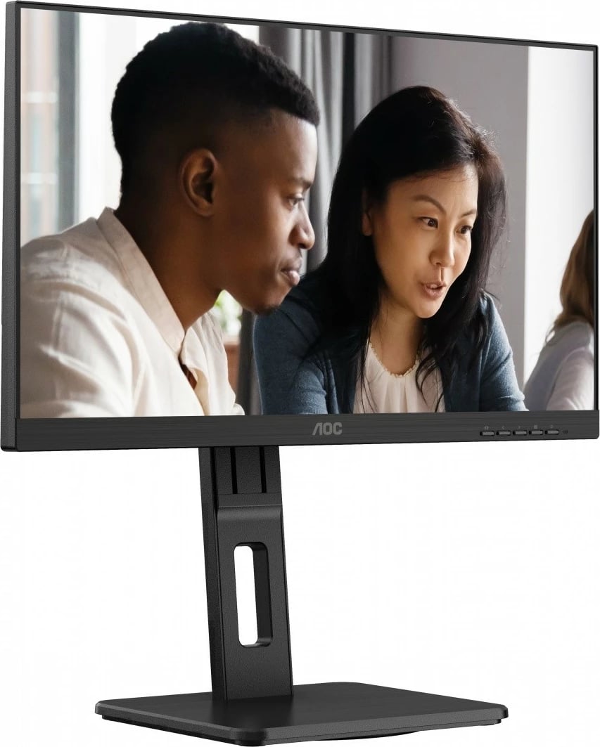 Monitor AOC 22E2UMF, 21.5", VA, FHD 1080p, Pivot, Altaparlantë, USB Hub, Zi