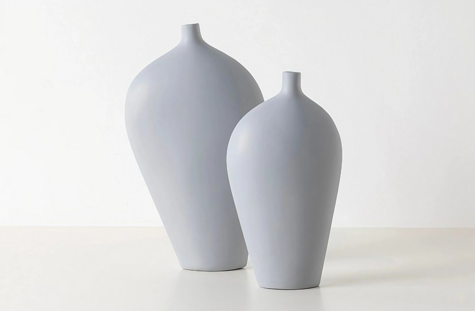 Set vazo qeramike, ngjyrë gri e çelët, Evila Originals, CY0157