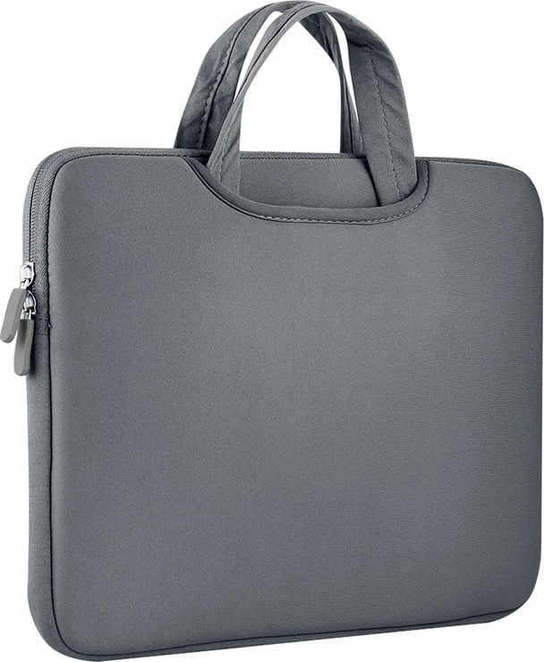 Mbështjellës laptopi Hurtel, 15.6 inç, neoprene, gri