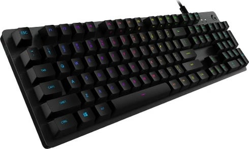 Tastierë gaming Logitech G512, GX Blue, RGB, AZERTY, karbon