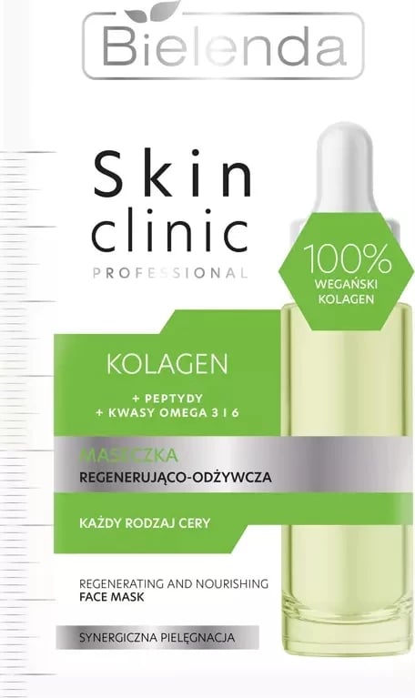 Maskë për fytyrë Bielenda Skin Clinic Professional Collagen Regenerating and Nourishing për femra 8g