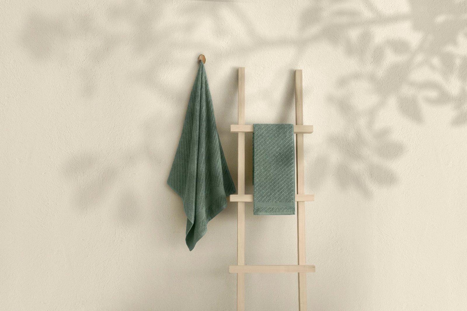 Set peshqirësh banje (2 copë), Mijölnir, 1015A-071-1, ngjyrë e gjelbër