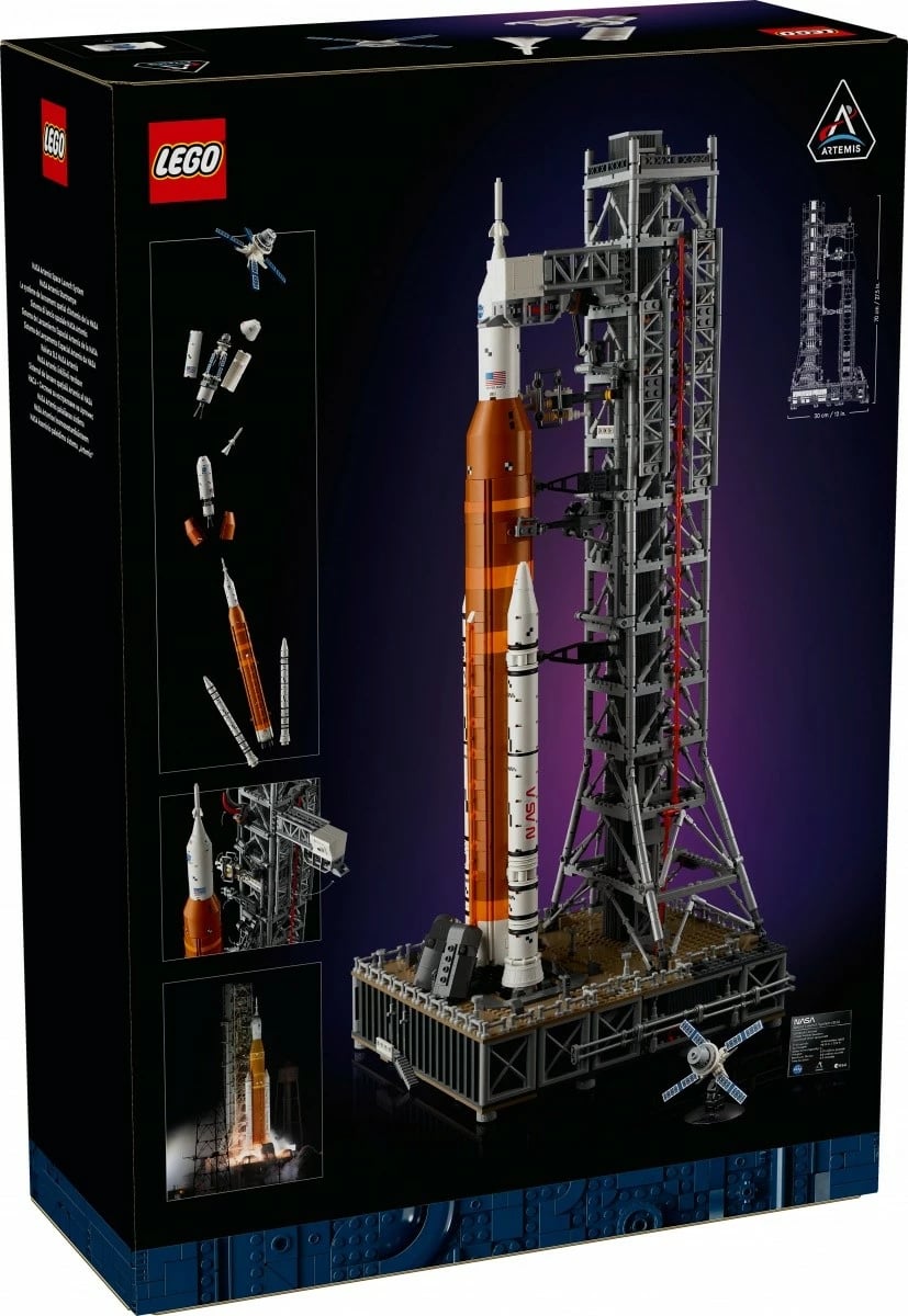 Set LEGO Icons Rocket SLS NASA Artemis 10341 3601 copa madhësi ekstra e madhe