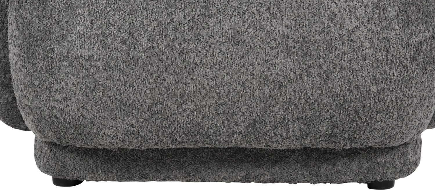 Fotelje KARPEN FH9600.01, stof boucle, gri, 93x87x78H cm