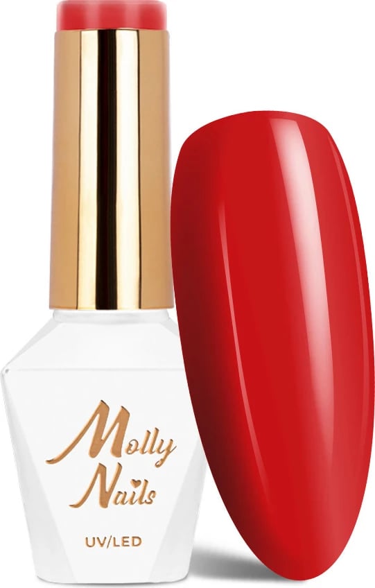 Llak për thonj për femra Molly Nails Hearts & Kisses Hybrid 196, 8g
