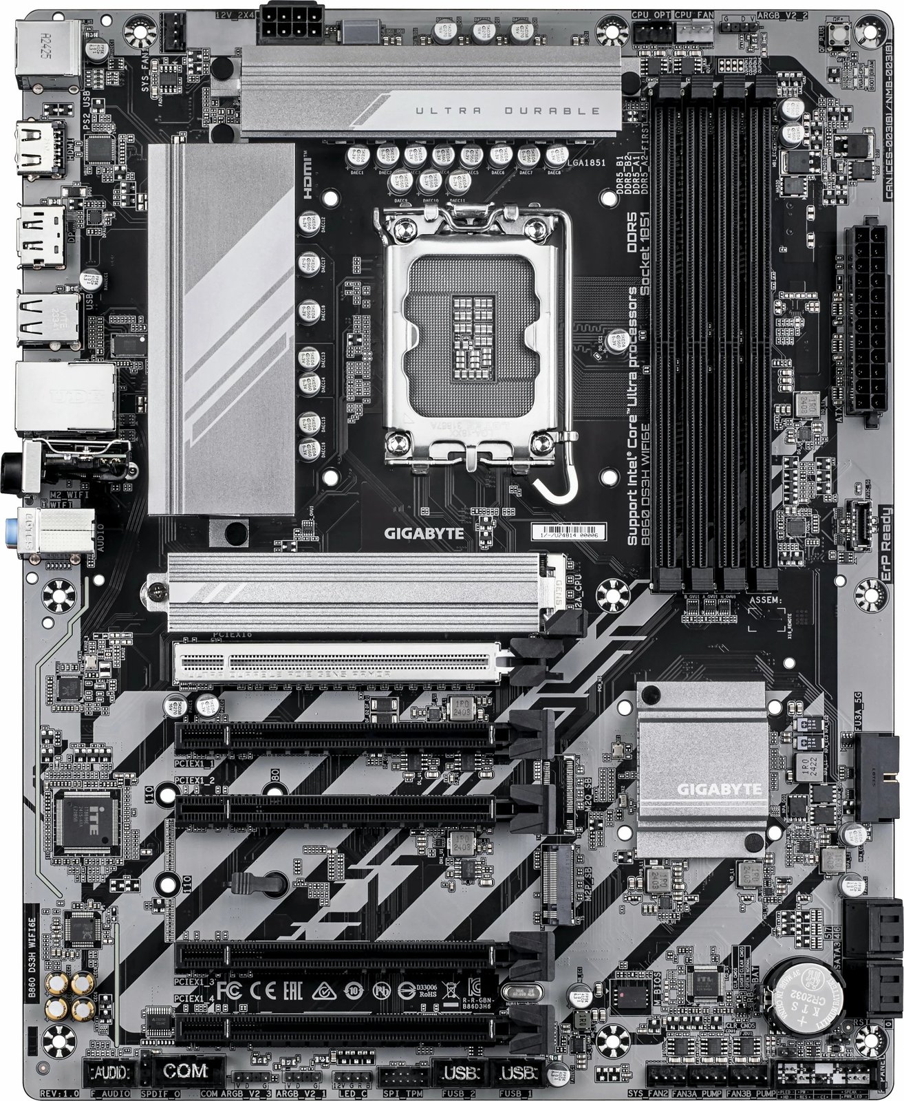 Kartelë grafike Gigabyte B860 DS3H, 16 GB, e bardhë