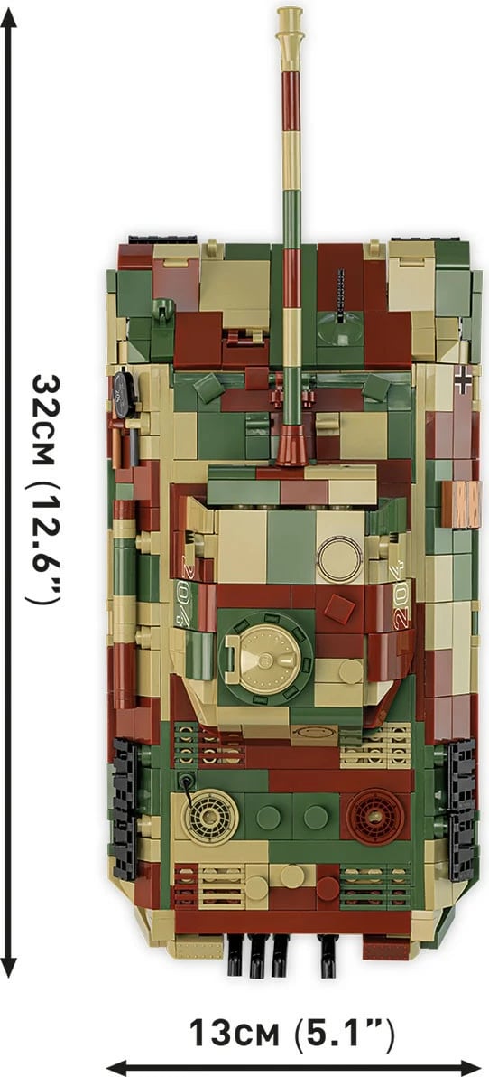 Set ndërtimi Cobi Pz.Kpfw. V Panther Ausf.A, 1152 pjesë, me figurë, shumëngjyrësh