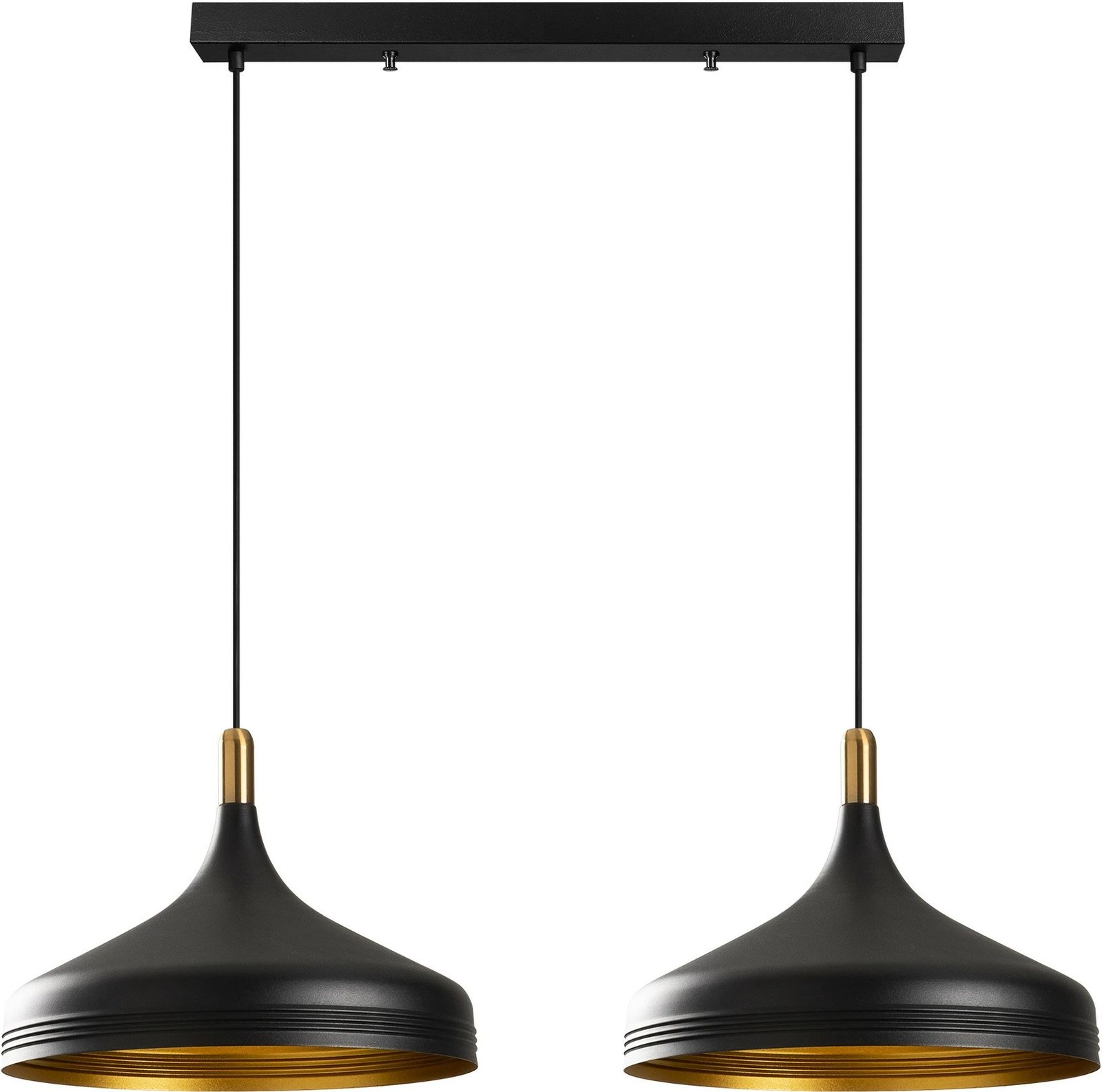 Llambë varëse moderne Opviq, Sağlam - 3777, e zezë dhe ari