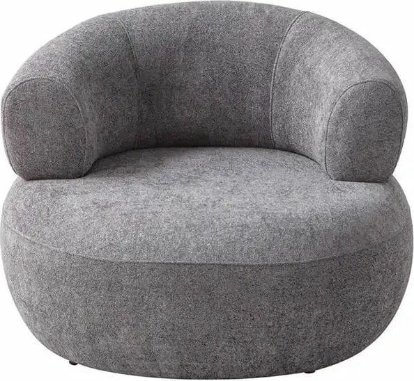 Karrige krahu Roma, ngjyrë gri e errët, Atelier del Sofa