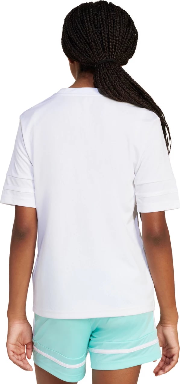 Maicë për fëmijë adidas, femra, e bardhë