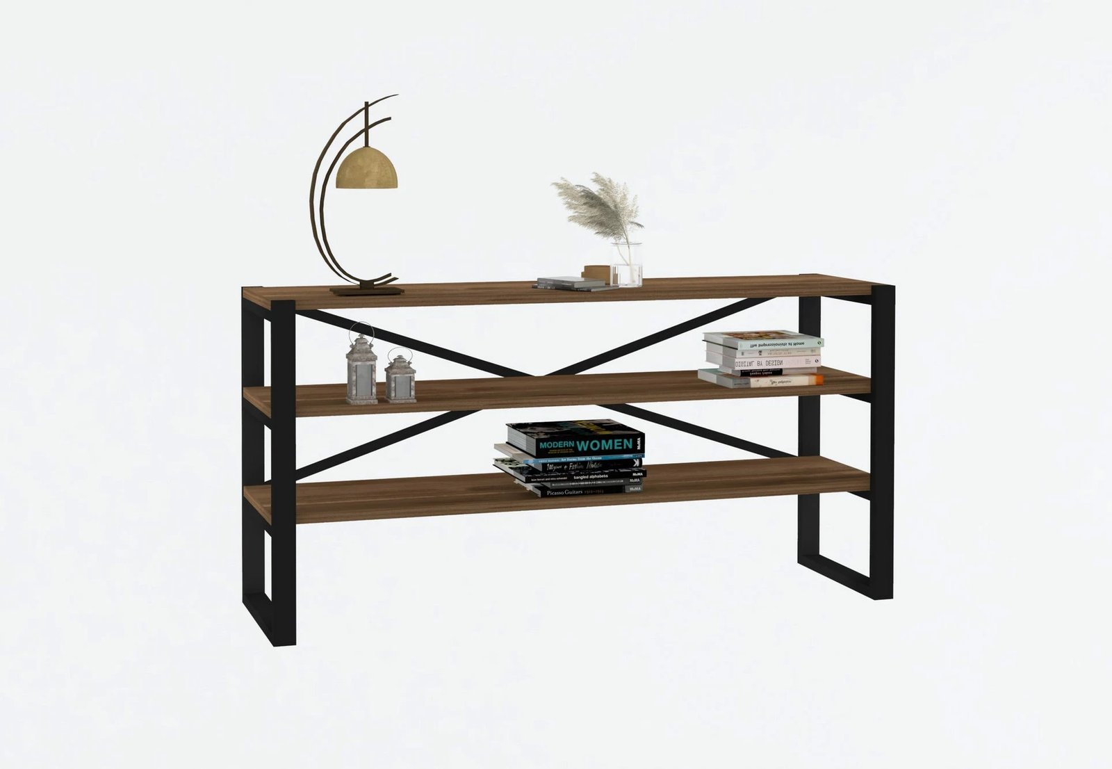 Komodë anësore Hanah Home, Natali - moderne, ngjyrë arre