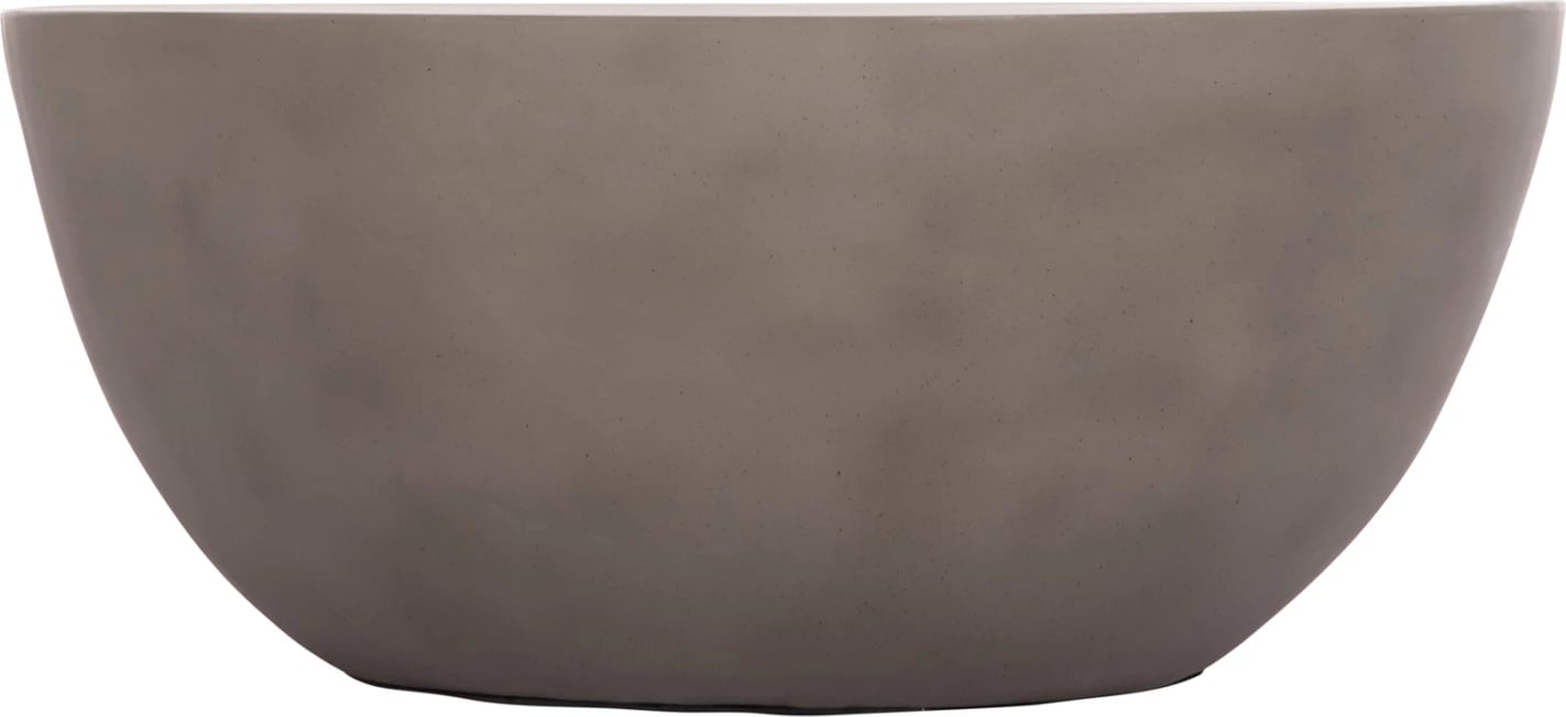 Tavolinë kafeje rrethore ALLAN, fibër-cement, gri, FH18162.03, Φ92x49Hcm