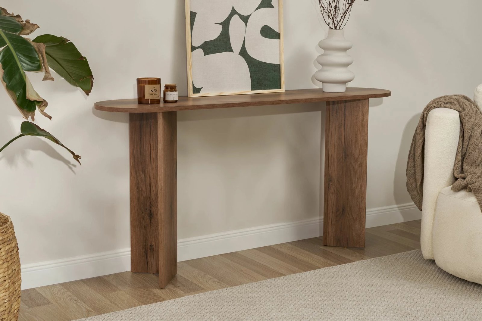 Komodë anësore Nordure, Sira - ngjyrë arre