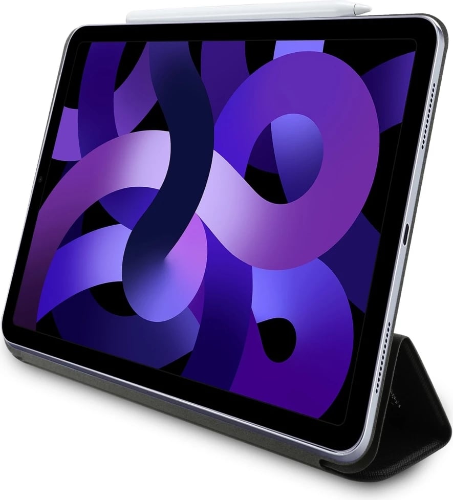 Mbështjellës Karl Lagerfeld Saffiano Magnetic Karl & Choupette për iPad Air 11" 2024, i zi