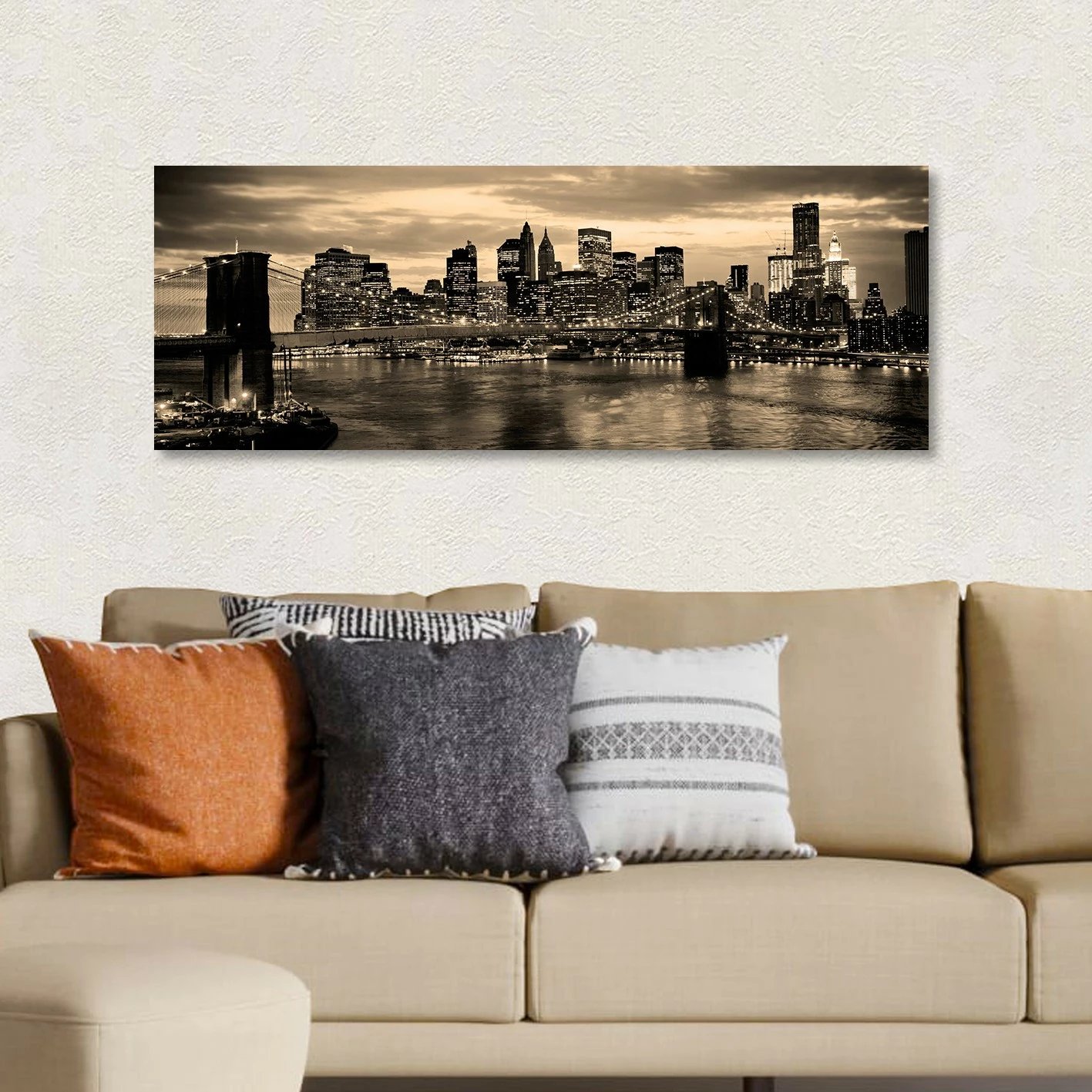 Pikturë dekorative në kanavacë Wallity, KNV4427_3080, 30x80cm