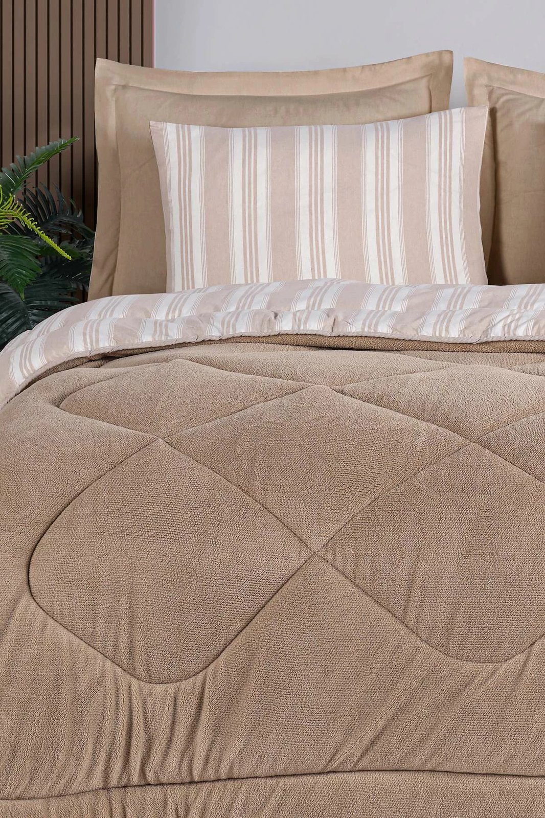 Set gjumi Single L'essentiel, Soft Line, bezhë Set gjumi Single L'essentiel, Soft Line, bezhë