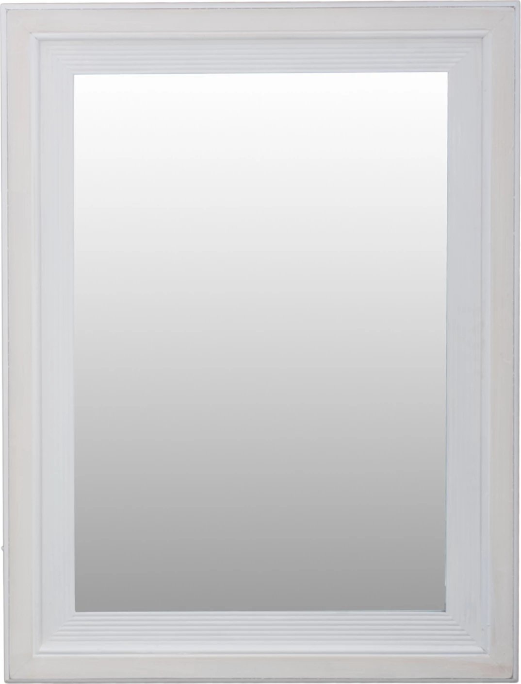 Pasqyrë FH7191, patinë e bardhë, 60x2x80 cm