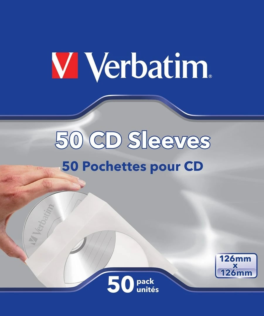 Paketim për CD Verbatim CD Sleeves, 50 copë