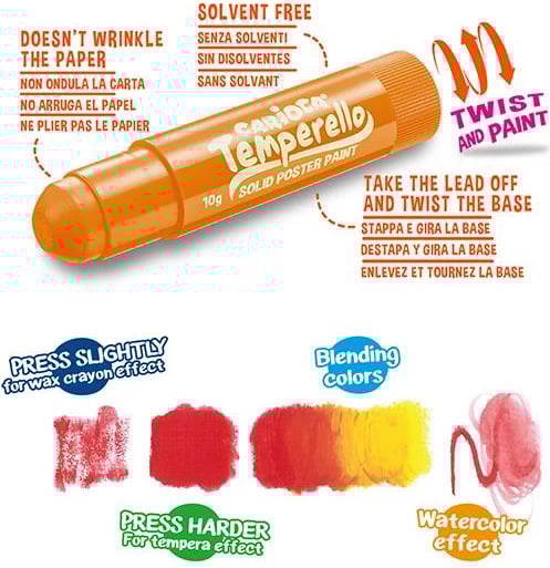 Markerë Carioca Temperello Neon 6 Ngjyra