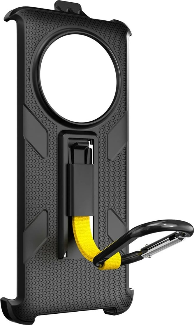 Mbështjellës Ulefone Armor 23 Ultra, multifunksional, me klips dhe karabiner, i zi