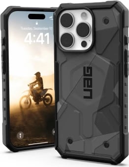 Mbështjellës UAG Pathfinder SE MagSafe për iPhone 16 Pro, Gri