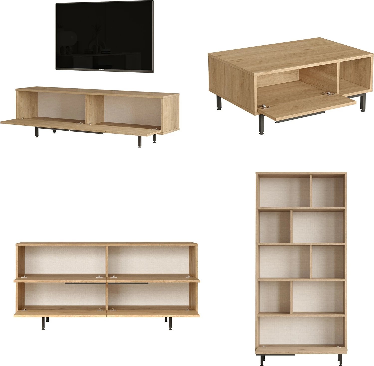 Set mobiljesh për dhomë dite Skye Decor, ON21-SU