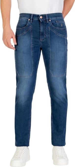 Pantallona xhins për meshkuj Jeckerson, blu