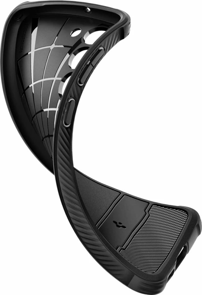 Mbështjellës Spigen Rugged Armor për Samsung Galaxy S23, Matte Black