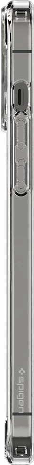 Mbështjellës Spigen Ultra Hybrid Mag për iPhone 13 Pro Max, MagSafe, Transparent/Bardhë