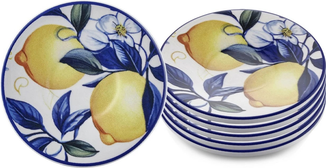 Set pjatash të vogla qeramike (6 copë), Hermia, ODL0014