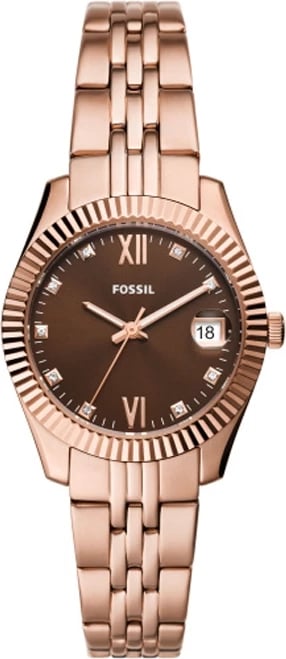 Orë dore FOSSIL SCARLETTE për femra, rose gold