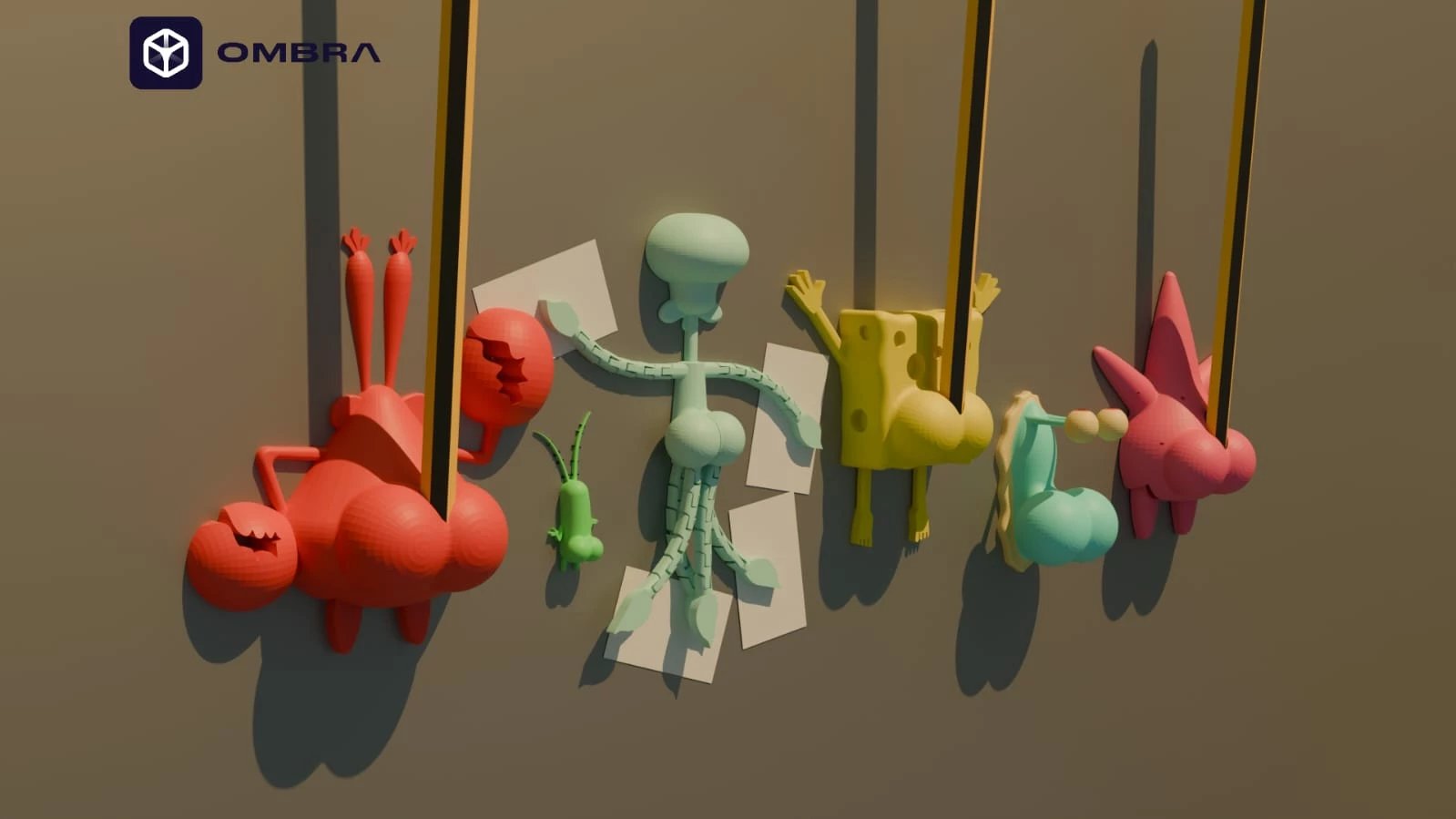 Patrick Fridge Magnet - Pink