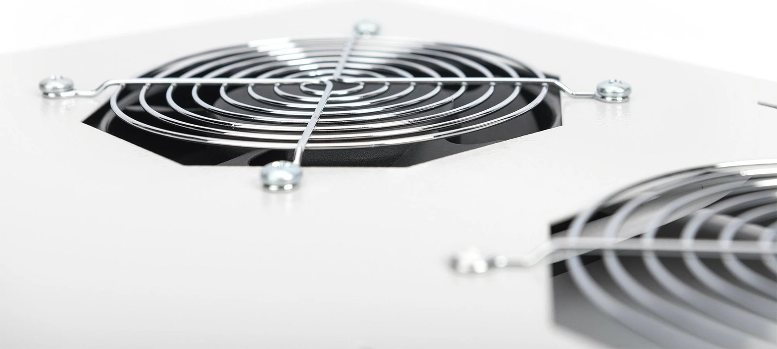 Aksesor ftohës Digitus për kabinete rrjeti Varioflex-N/Unique/Dynamic Basic, 2 ventilatorë, gri