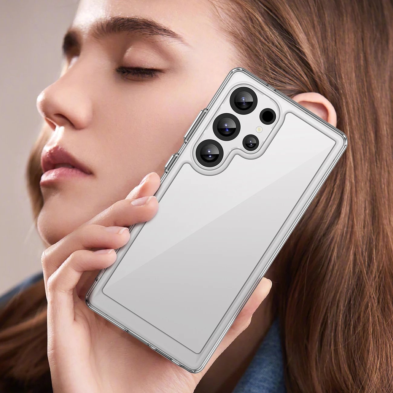 Mbështjellës Hurtel Outer Space Case për Samsung Galaxy S25 Ultra, Transparent