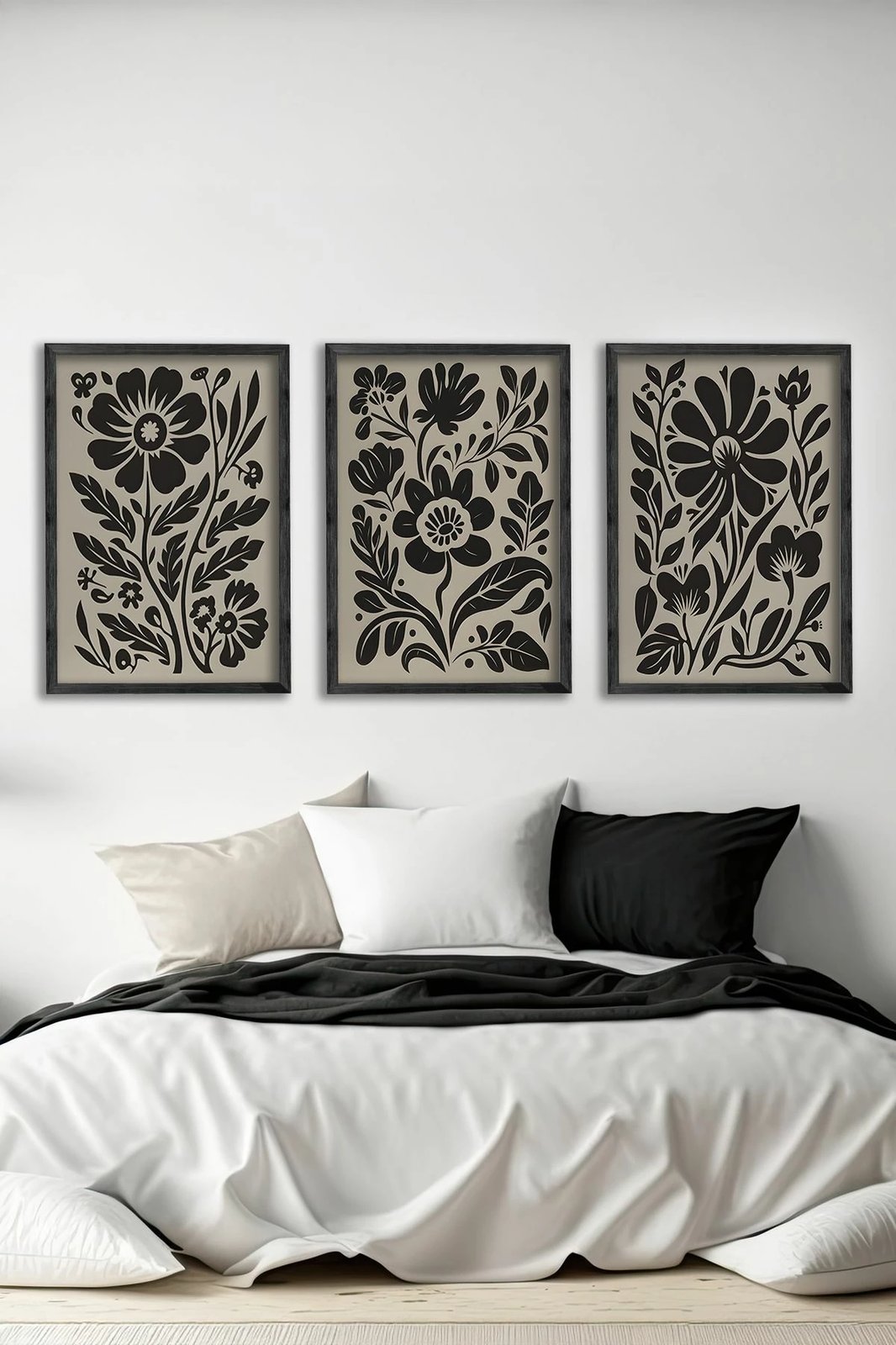 Pikturë dekorative me kornizë (3 copë), Wallity, Ersy3Syhcrv62