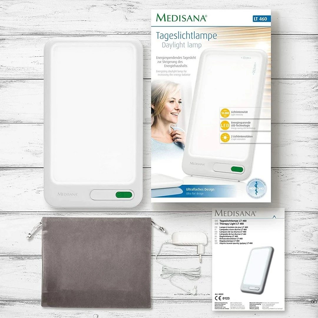 Lampë dite Medisana LT 460, LED, 20x12 cm, Bardhë